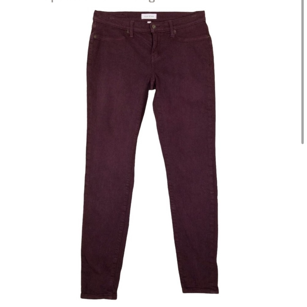 LILA RYAN Skinny Stretch Jeans Port Sz 28